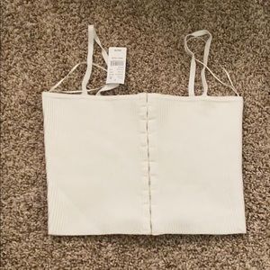 Kendall and Kylie Square Neck Tank Top